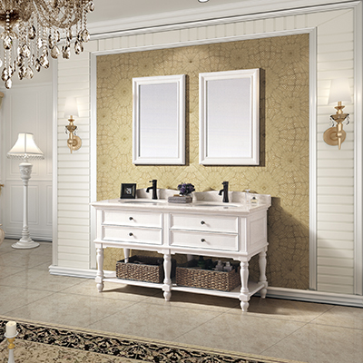 XR-6023经典美式浴室柜 美式装修风格 美式卫浴品牌 你想要的美式设计风
